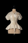 Mutedance 25 Spring/Summer Lace-Up Tunic Top MD-MD25SS01-HOARY